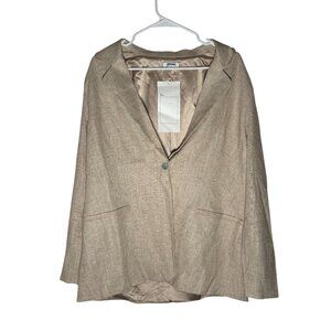 Rumored Single Button Blazer Women's Size Large in Tan New With Tags! Sample